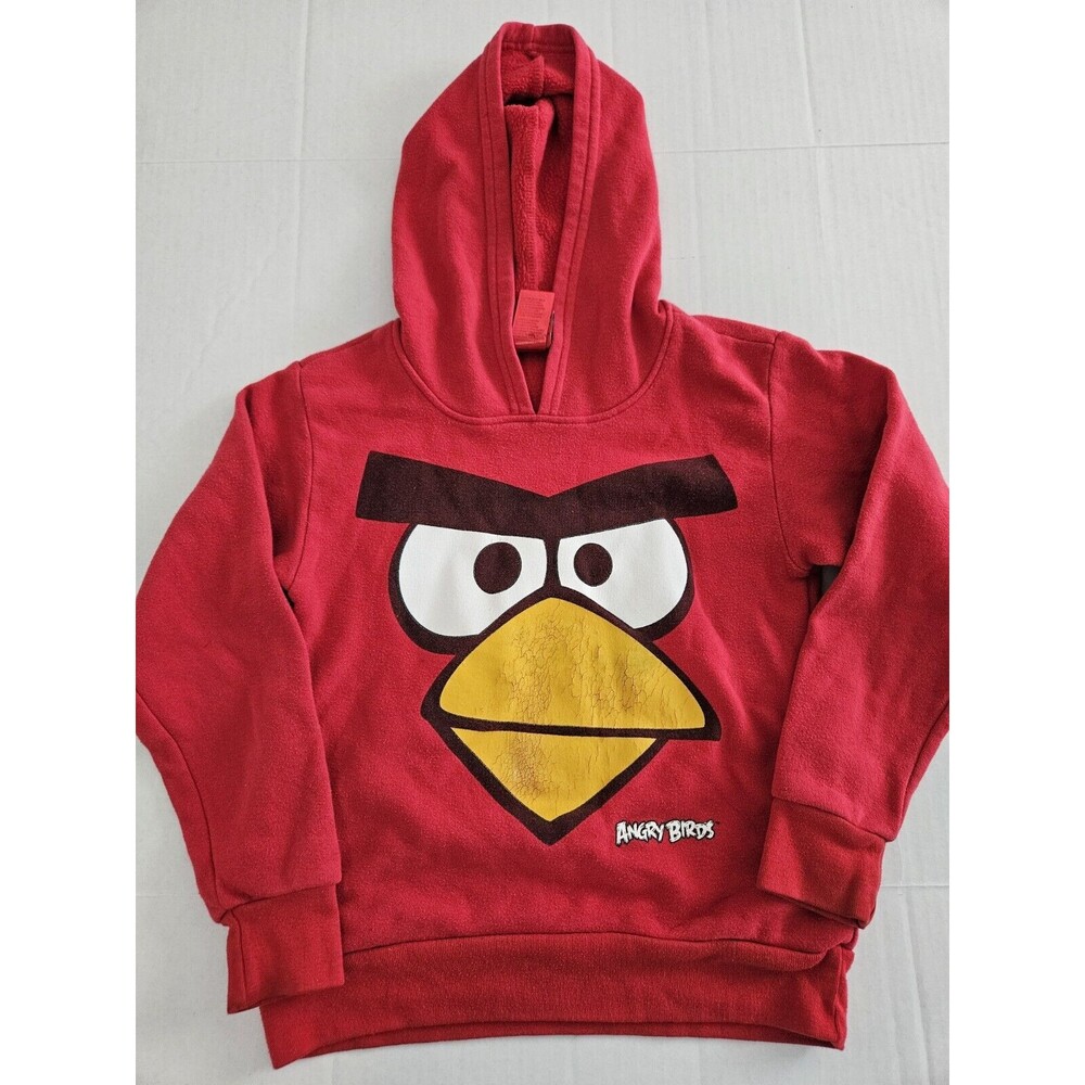 Original Angry Birds Red Bird Hoodie Boys Size 6/7 Rovio